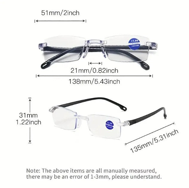 Rimless One Power Reading Glasses Buy 1 Get 1&nbsp;