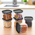 Airtight Container for Kitchen Storage 600ml – BPA-Free & Leakproof Food Storage Box | Dry Food Organizer ( Pack Of 6 )