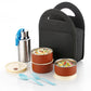 ferry 3 Vacuum Insulated Steel lunch Box with Insulated Sipper Bottle