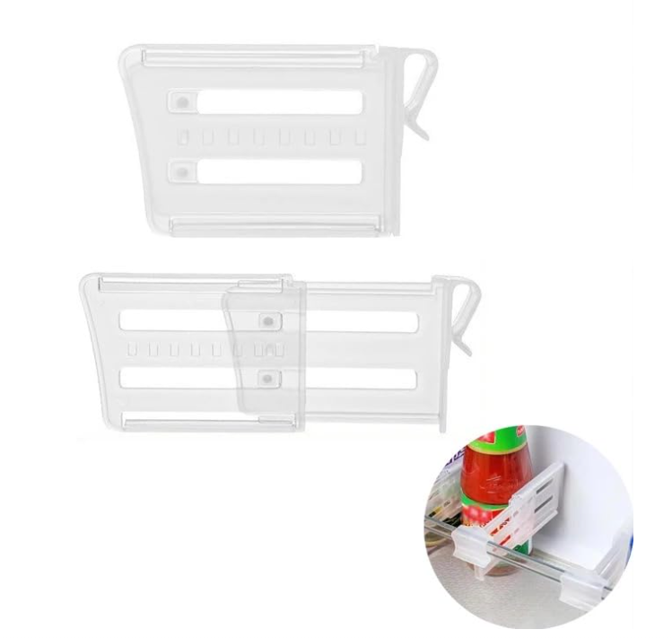 Pack Of 12 Adjustable Fridge Storage Divider Clips (AFSC1)