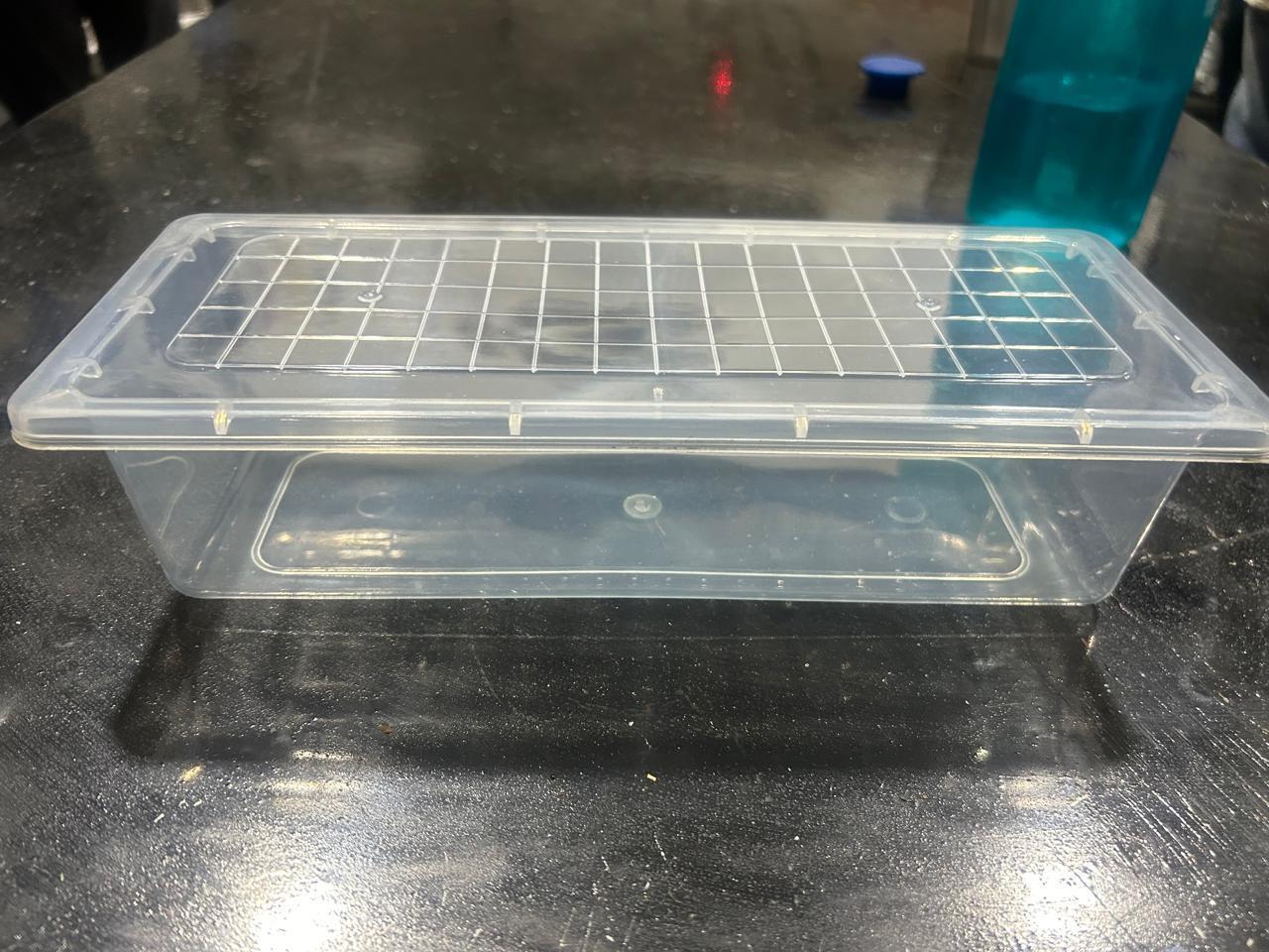 Pack of 6 Veggie Fresh Food Storage Container with Lid & Drain Tray (6VF1)