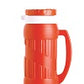 Steel Insulated Hot Flask + 4 Double Wall Cup