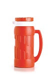 Steel Insulated Hot Flask + 4 Double Wall Cup