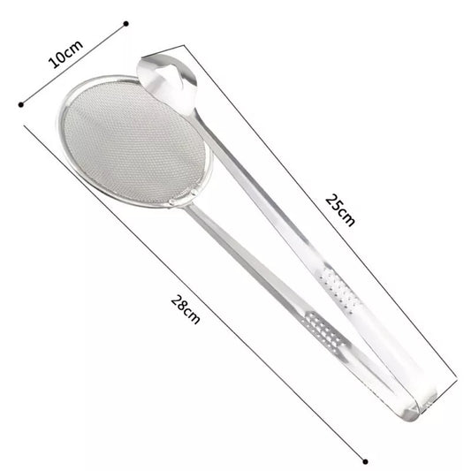 2 in 1 Stainless Steel Multi Functional Filter Spoon with Clip/Strainer - B1G1 (MFS)