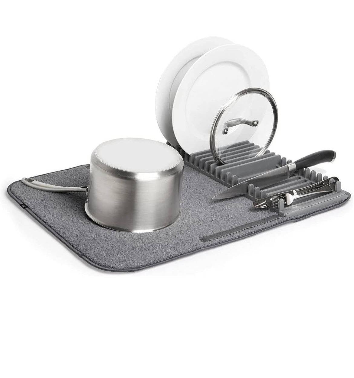 Quick Dry Dish Mat Organizer