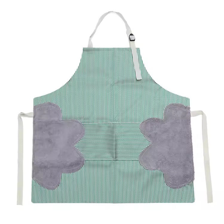 Water Proof Apron with Pocket & Hand Wipe