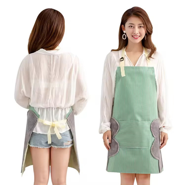 Water Proof Apron with Pocket & Hand Wipe