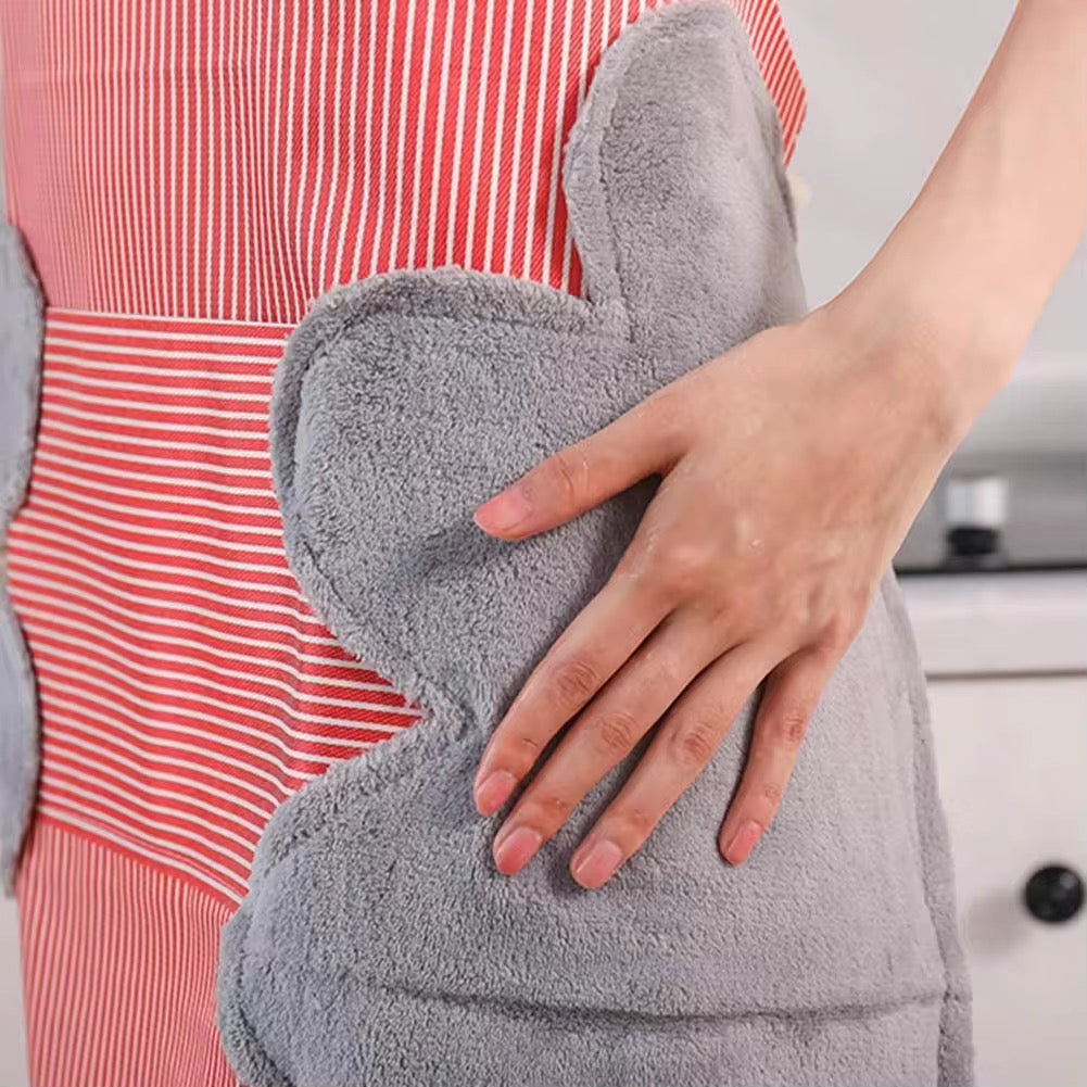 Water Proof Apron with Pocket & Hand Wipe