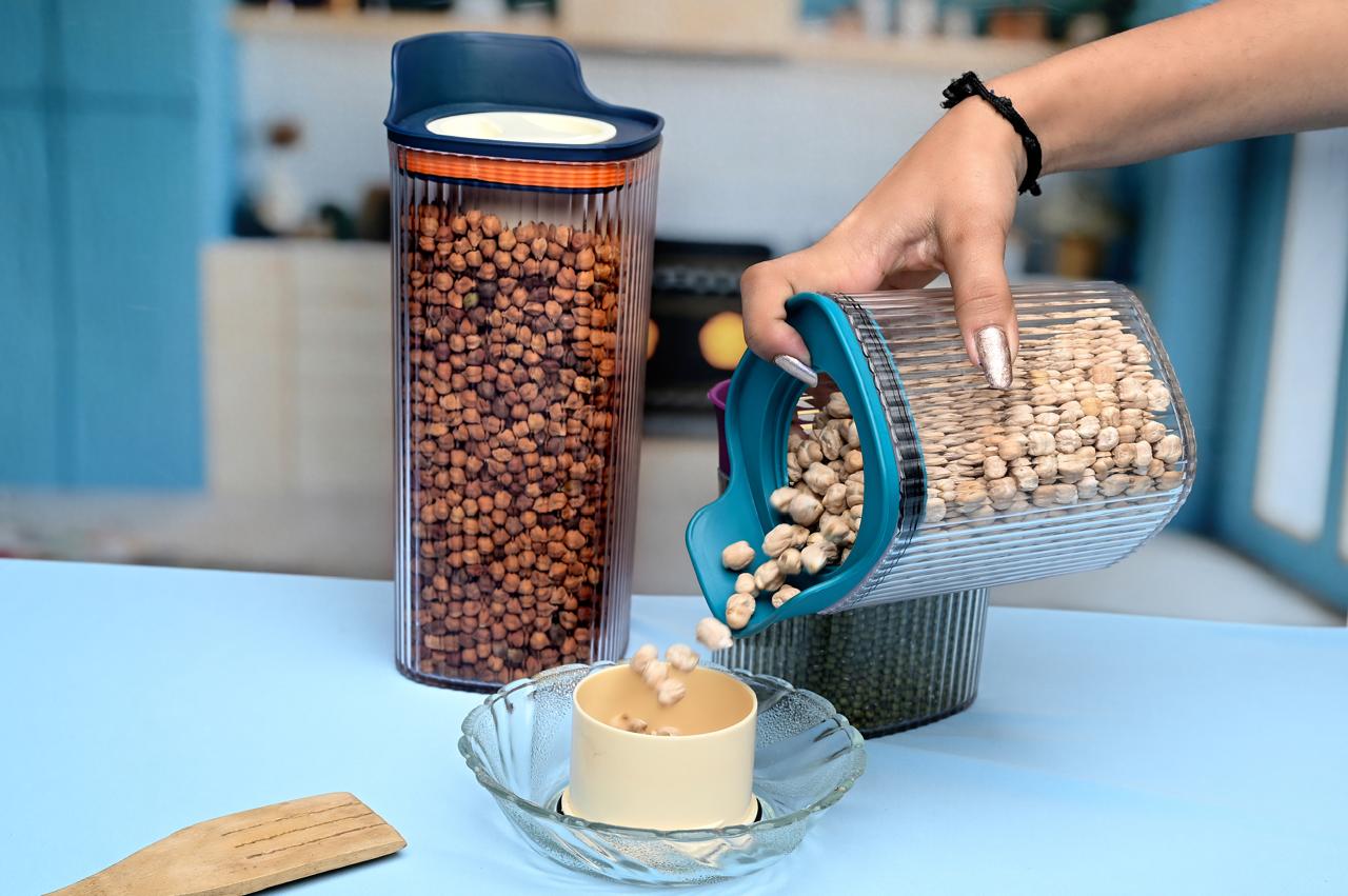 Set Of 3 Pcs Storage Container Set
