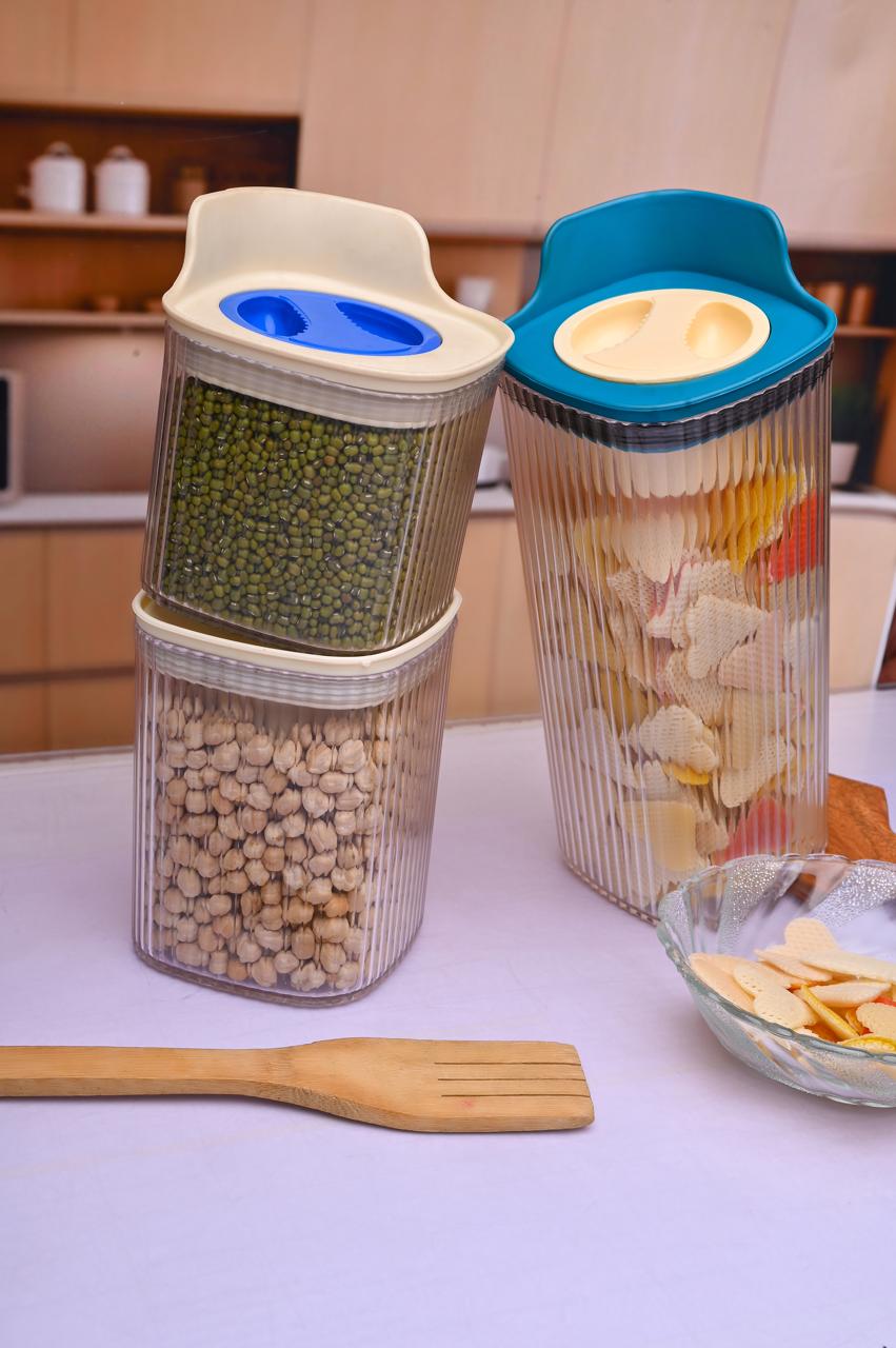 Set Of 3 Pcs Storage Container Set