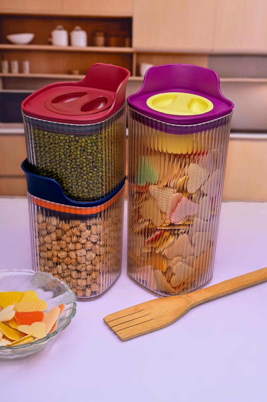 Set Of 3 Pcs Storage Container Set