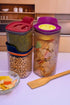 Set Of 3 Pcs Storage Container Set