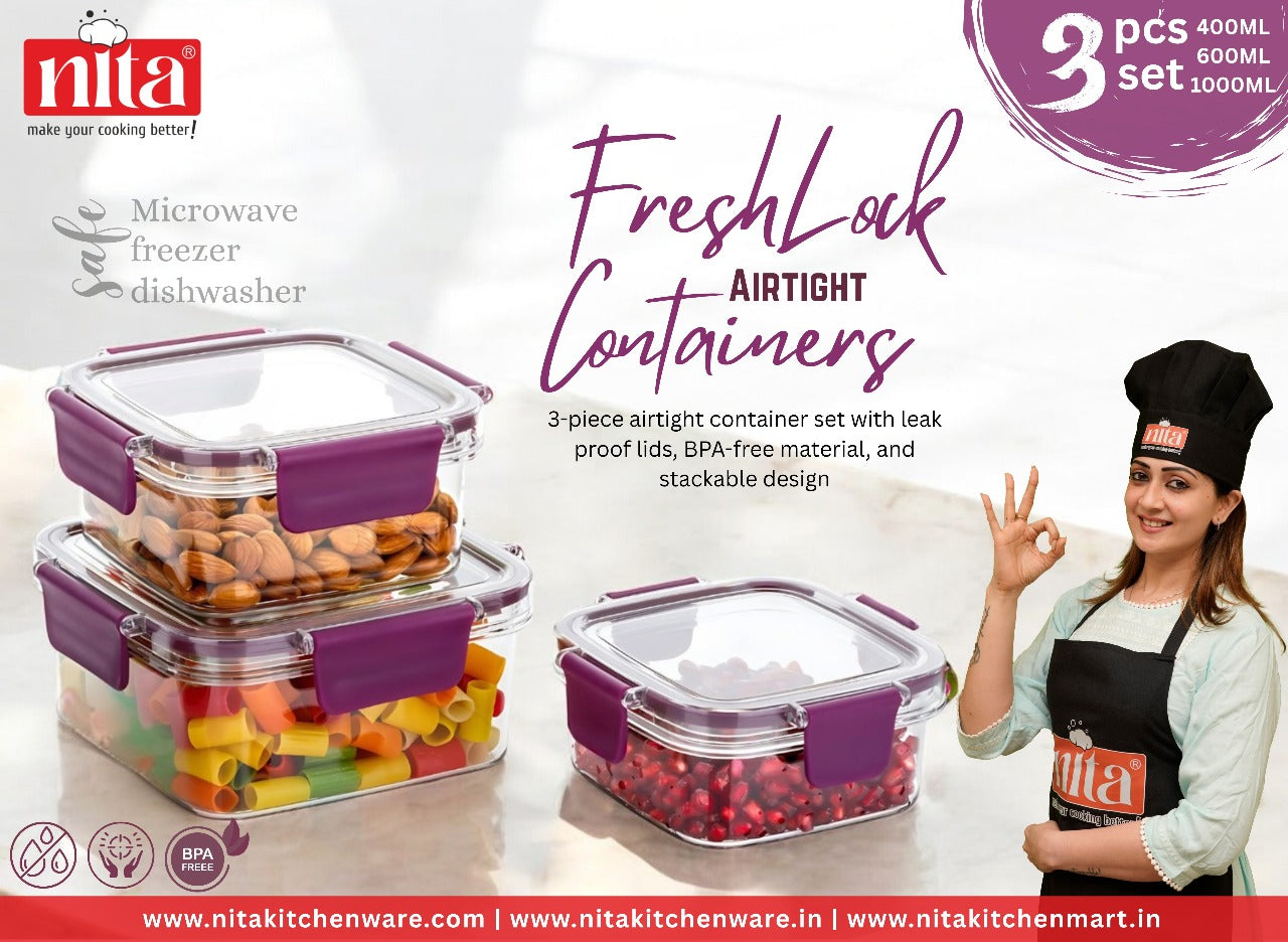 Feel Fresh lock airtight containers