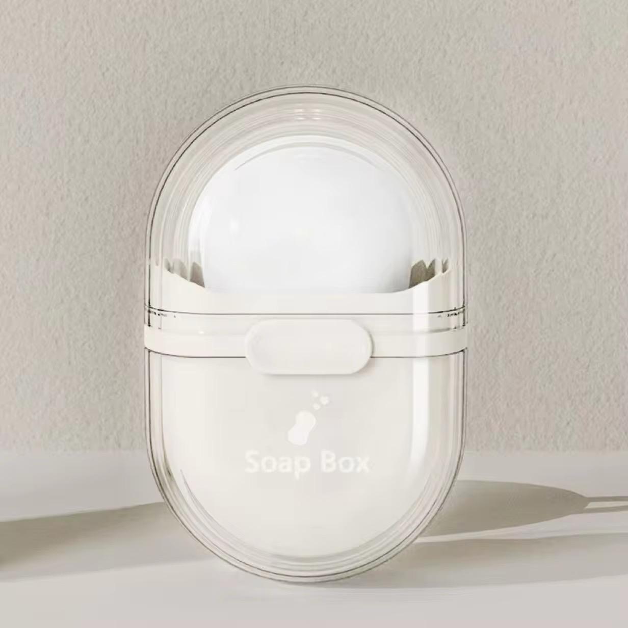 Nita Travel Soap Box with Sealing Lid - Leakproof, Wall-Mount Design for Shower & Camping Use (Multicolor)