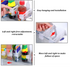Pack Of 12 Adjustable Fridge Storage Divider Clips (AFSC1)
