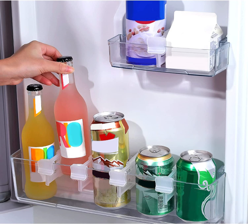 Pack Of 12 Adjustable Fridge Storage Divider Clips (AFSC1)