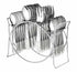 Platinum Cutlery Set with Stand, 25-Pieces,