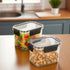 Airtight Storage Container for Kitchen Use – BPA-Free, Spill-Proof Twin Food Organizer Box for Daily Cooking Needs In 900ml.