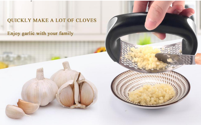 Stainless Steel Garlic Crusher Garlic Presser